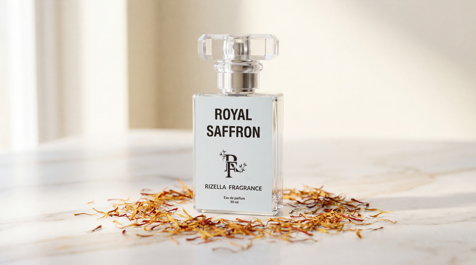 Royal Saffron by Rizella – Long Lasting Saffron Perfume