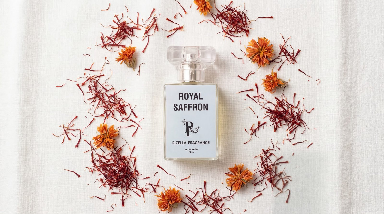 Royal Saffron by Rizella – Long Lasting Saffron Perfume