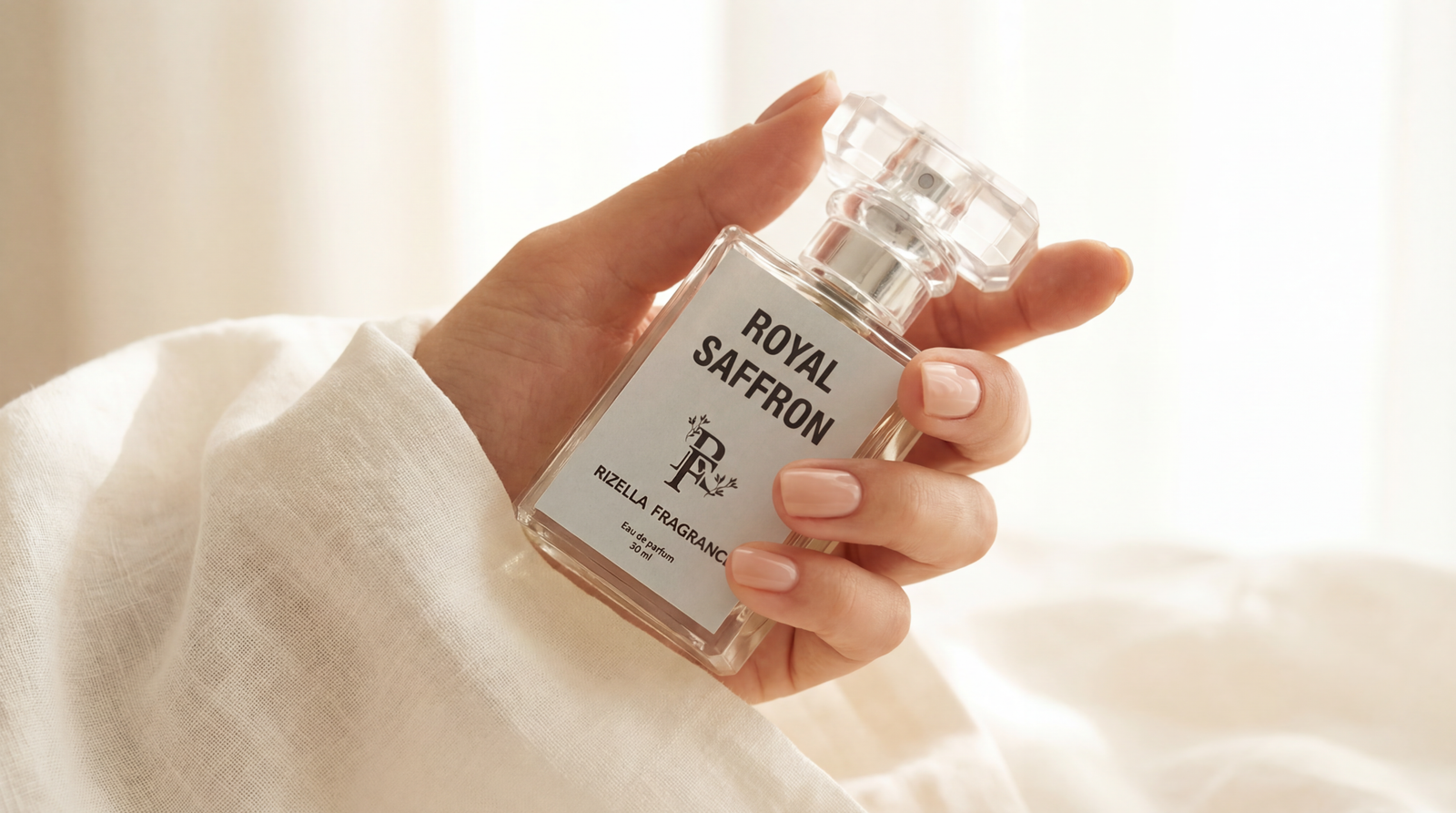 Royal Saffron by Rizella – Long Lasting Saffron Perfume