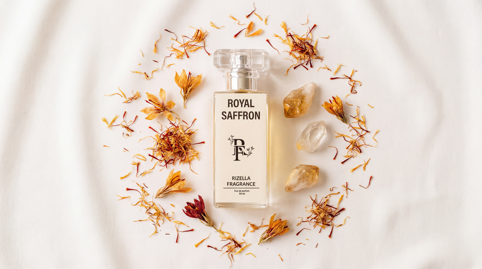 Royal Saffron by Rizella – Long Lasting Saffron Perfume