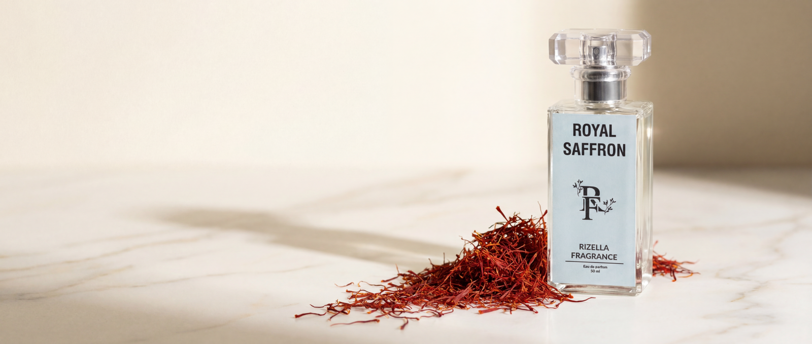 Royal Saffron by Rizella – Long Lasting Saffron Perfume