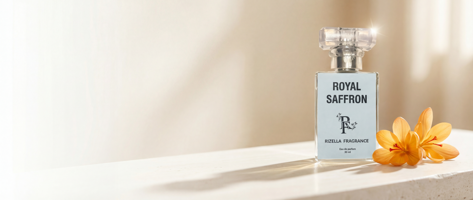Royal Saffron by Rizella – Long Lasting Saffron Perfume